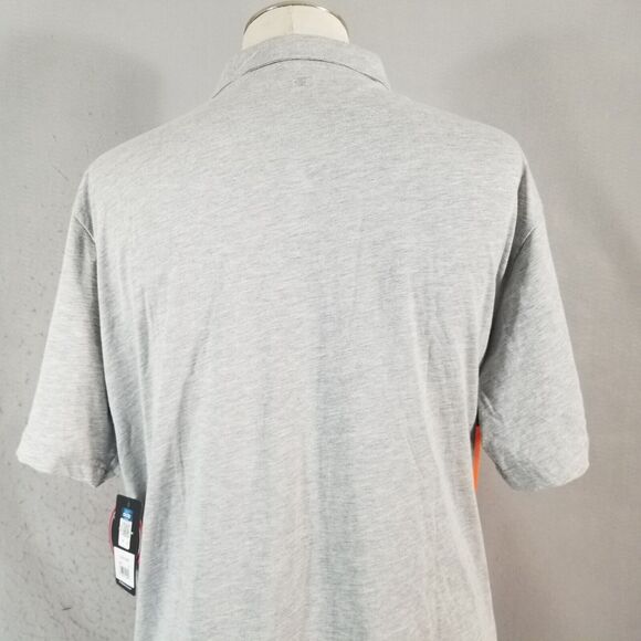 Colosseum UM University of Miami polo shirt men's 2xl xxl orange gray NEW - Picture 8 of 12